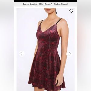 Blackmilk velvet cursed bats dress
